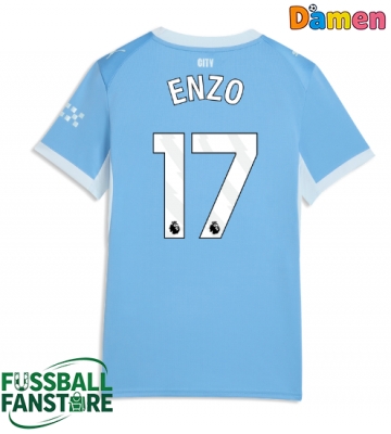 Manchester City Enzo Fernandez #17 Replik Heimtrikot Damen 2026-27 Kurzarm